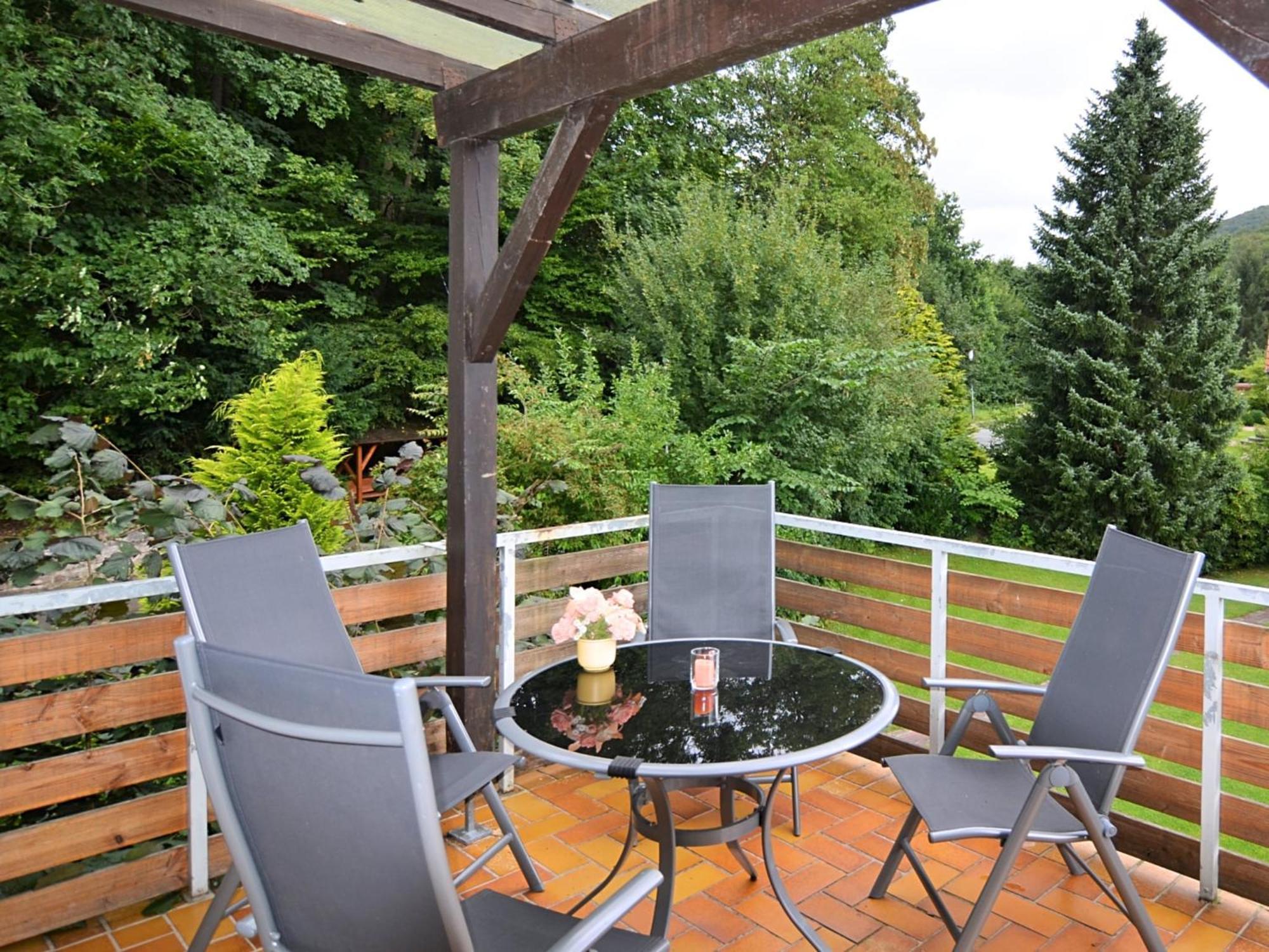 Spacious Apartment In Weser Uplands With Garden Bad Pyrmont Eksteriør bilde